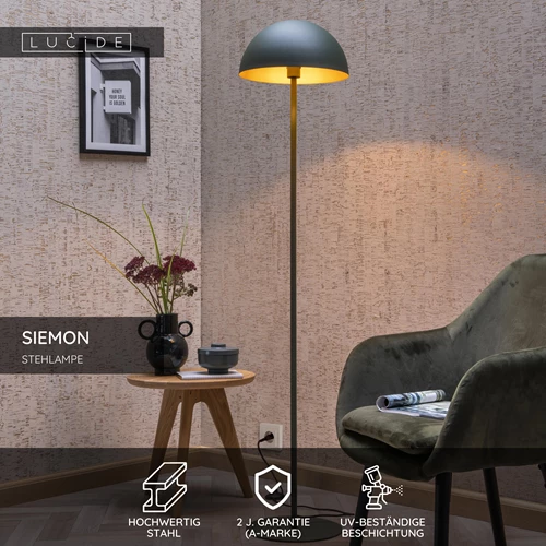 Lucide SIEMON - Stehlampe - Ø 35 cm - 1xE27 - Grün - USP